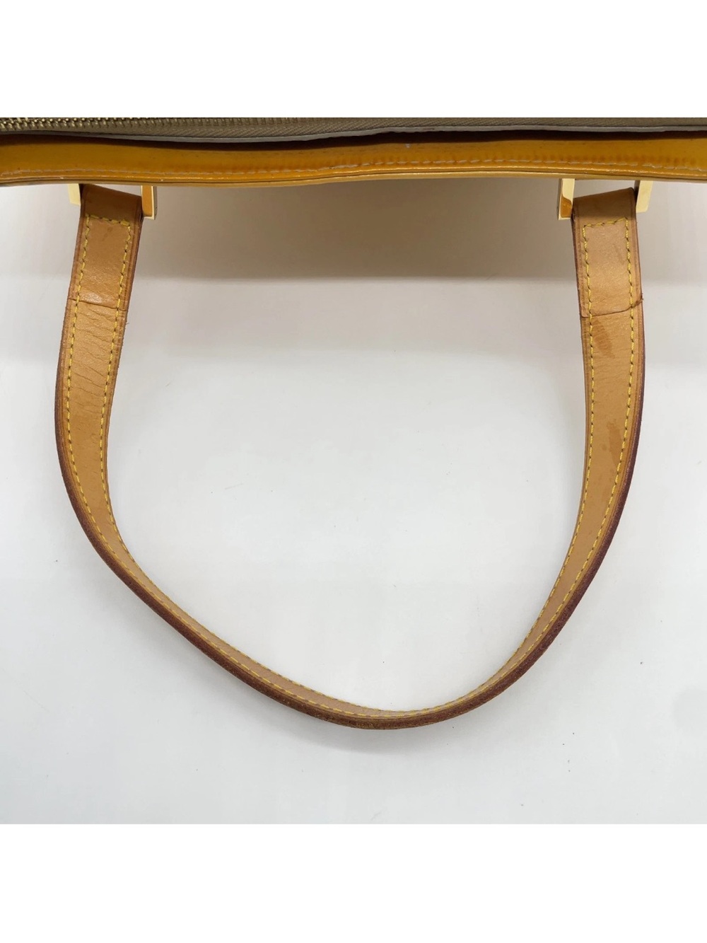 Louis Vuitton Yellow Patent Monogram Tote - Picture 11 of 16